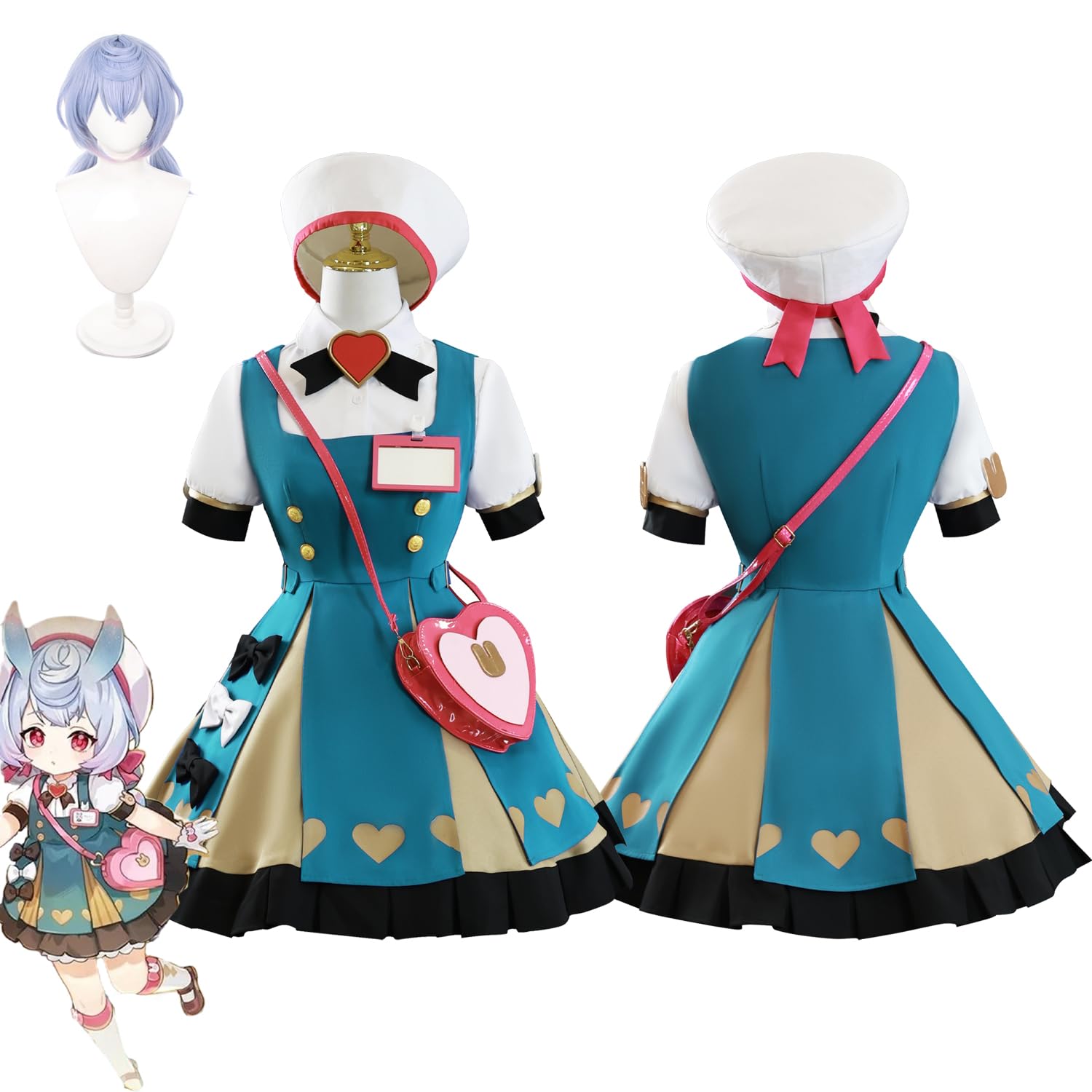 原神　シグウィン　コスプレ衣装 Amazon.co.jp: 原神 コスプレ シグウィン コスプレ衣装 ウィッグ付き