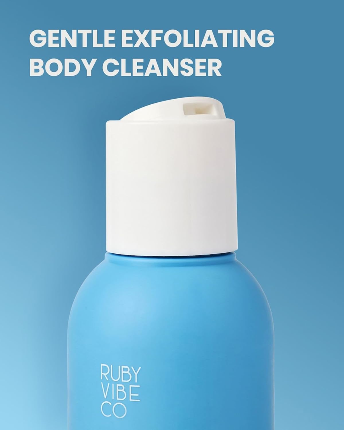 RUBY VIBE CO Ceramide Glow Body Cleanser, Exfoliating with Salicylic Acid, Botanical Extracts, Ceramide Complex, 5.07 fl oz, All Skin Types