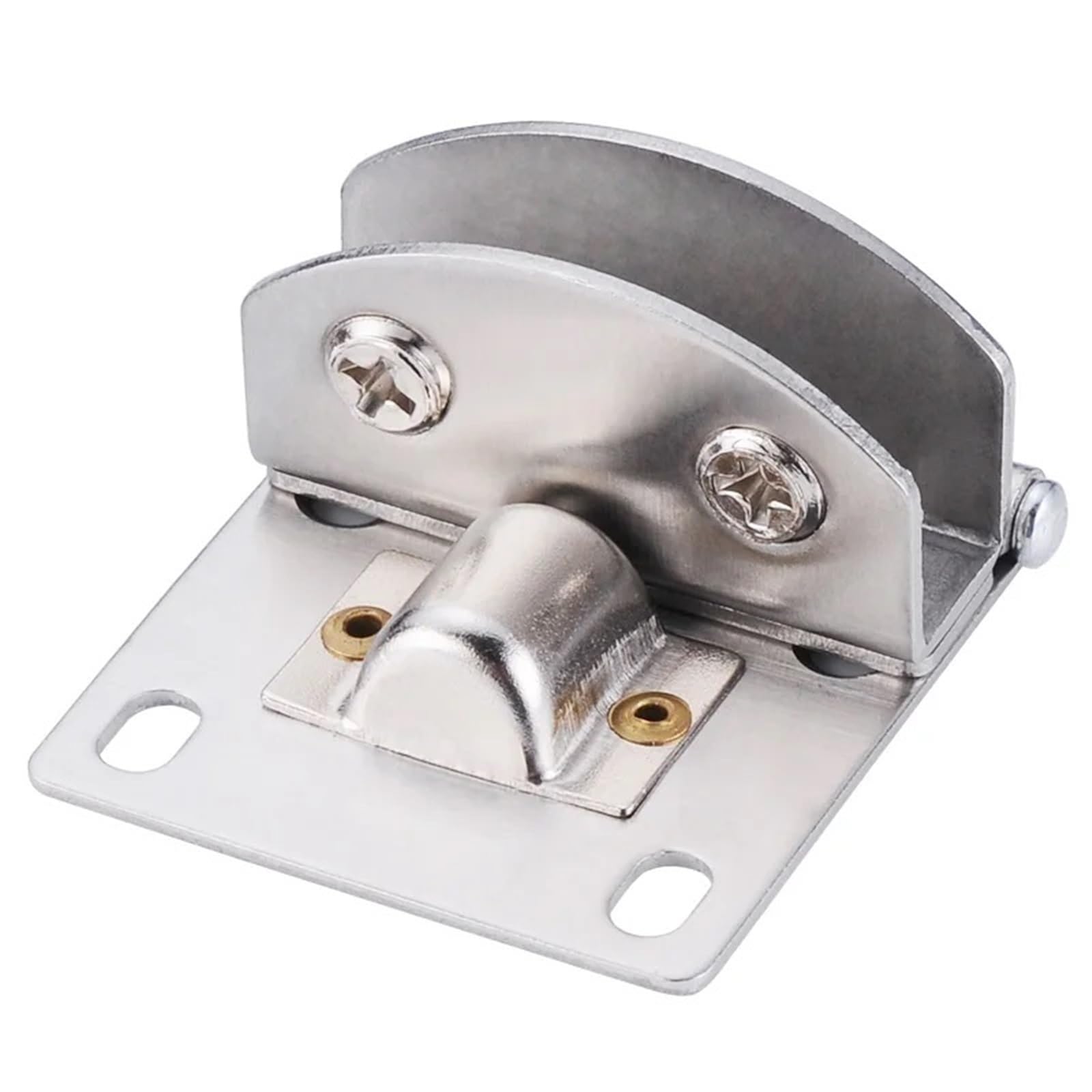 Clingre Boutique Shop Uk Silver Glass Door Hinge Clamps Stainless Steel Wine Cabinet Bread Cabinet Cupboard Cabinet Gate Clip Door Hinges For 5-9Mm Hardware Hinges
