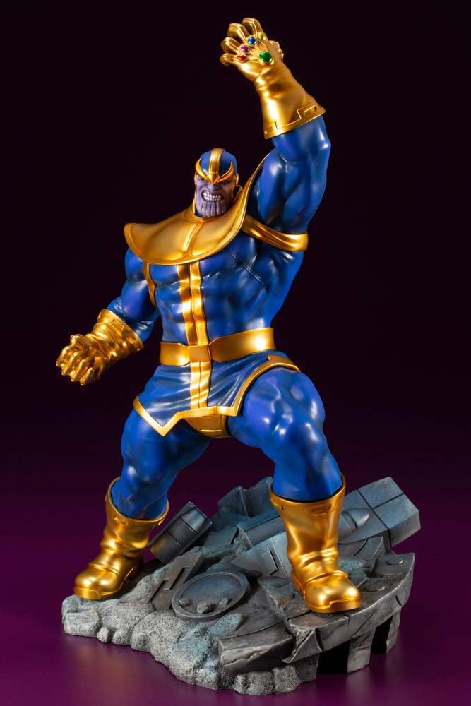 Kotobukiya Marvel Universe Avengers Series: Thanos Artfx+ Statue, Multicolor, Model:KTMK251