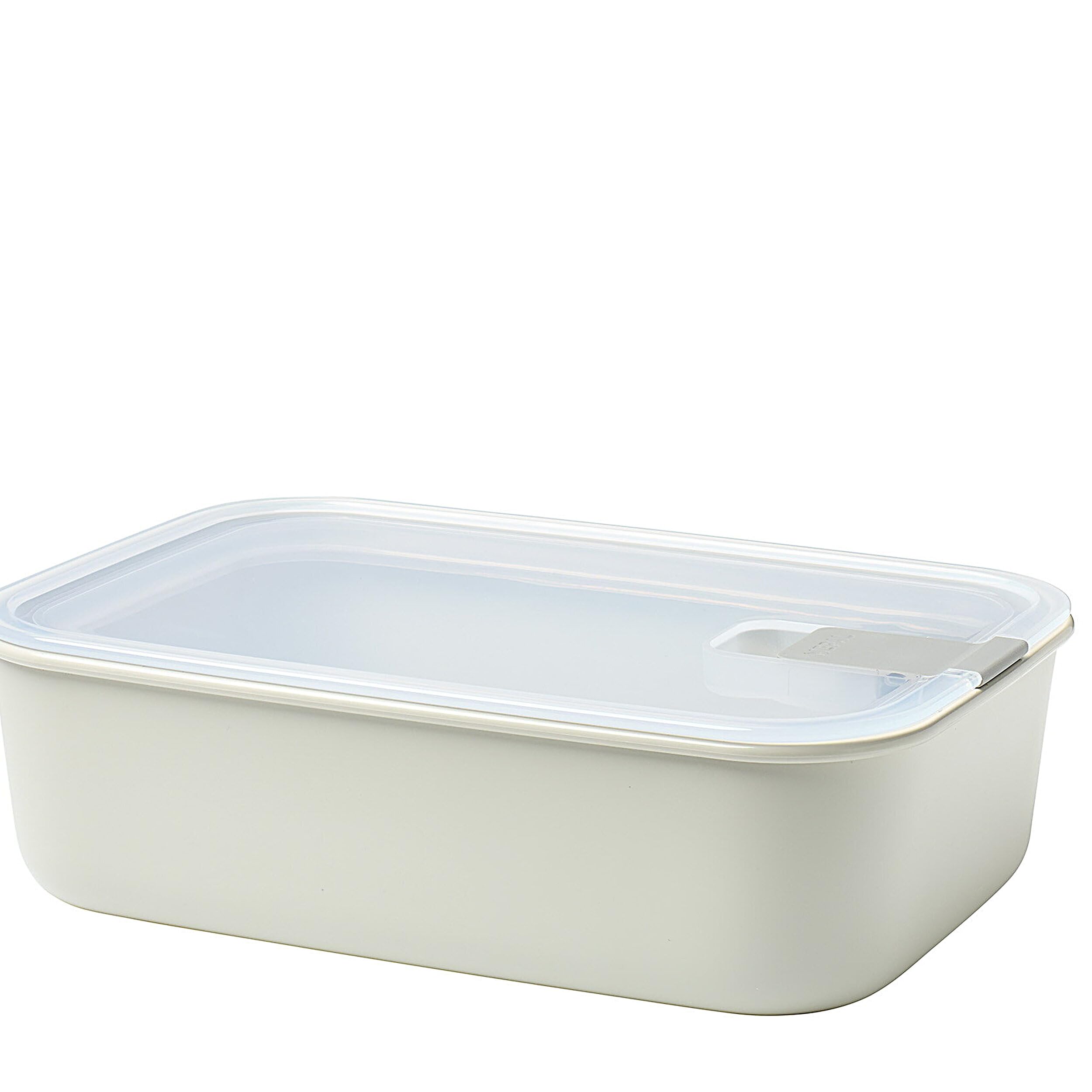 Mepal Nordic White – Food Container Easyclip – Food Containers With Lids - Clip Closure - Suitable For The Microwave, Steam Oven, Refrigerator & Freezer - Airtight & Leakproof - 1500 Ml