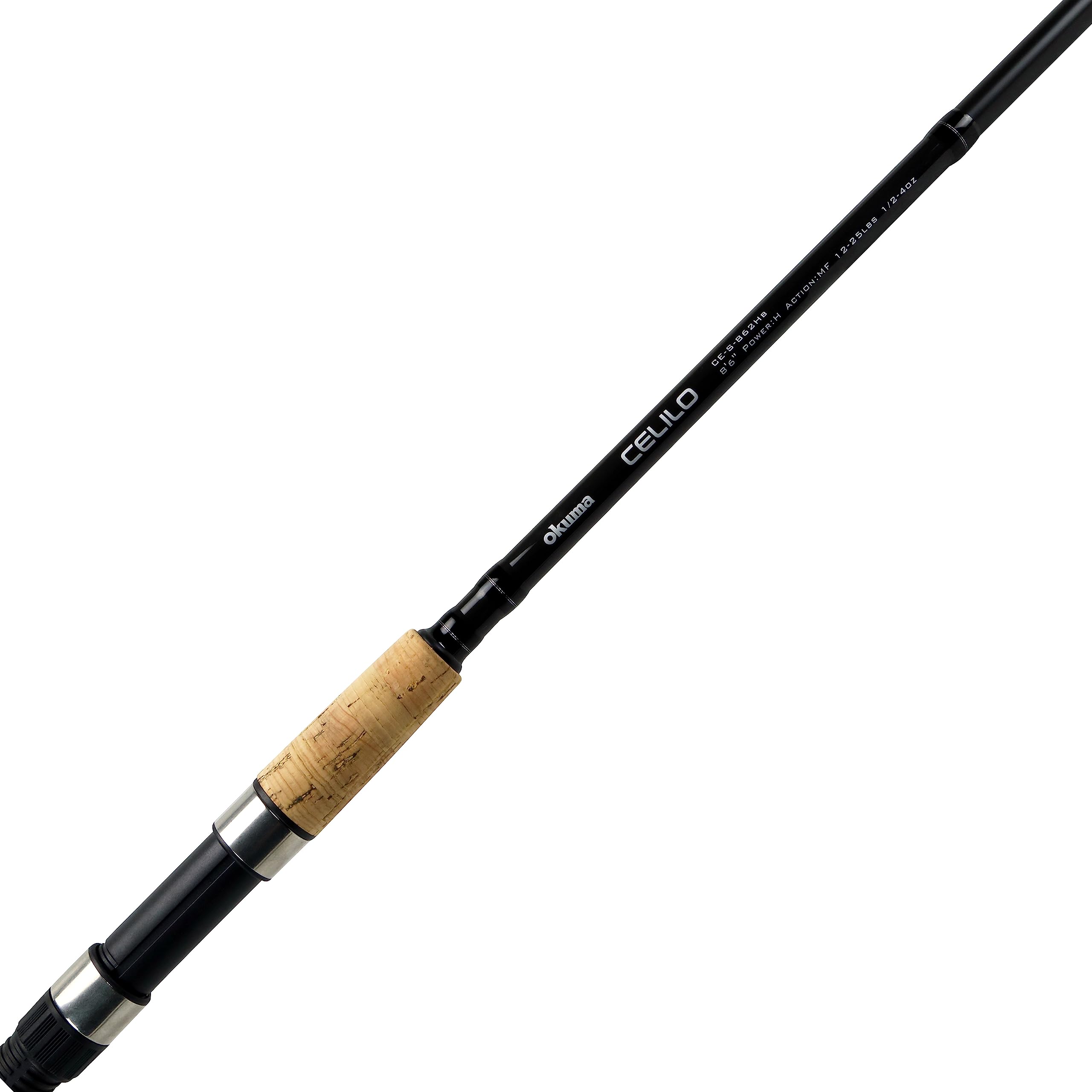 Okuma Celilo CE-S-962MLb - Canna Da Pesca In Grafite Per Salmon E Steelhead, Nera, Con Inserti In Ossido Di Titanio