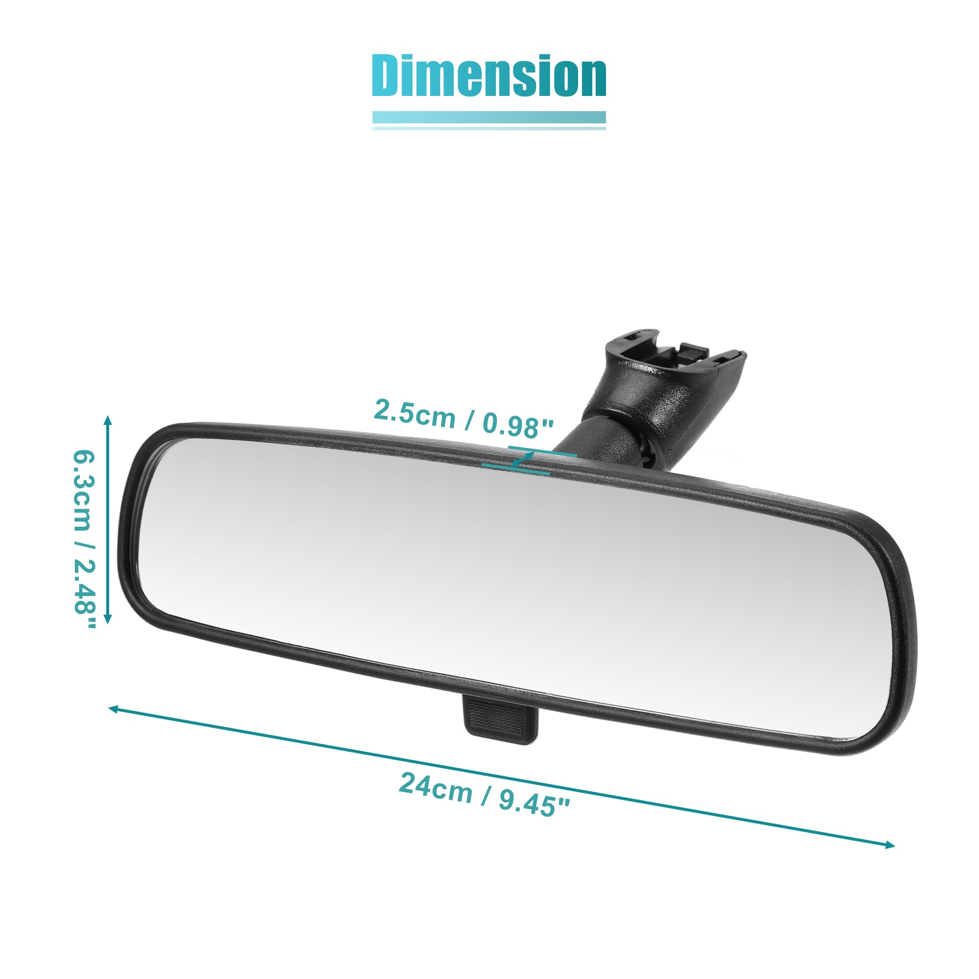 Amazon.com: uxcell 963212DR0A Interior Rearview Mirror for Nissan