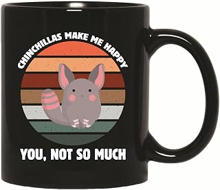 Chinchilla Themed Gift for Chinchilla Lovers Humorous Design 11oz 15oz Black Coffee Mug