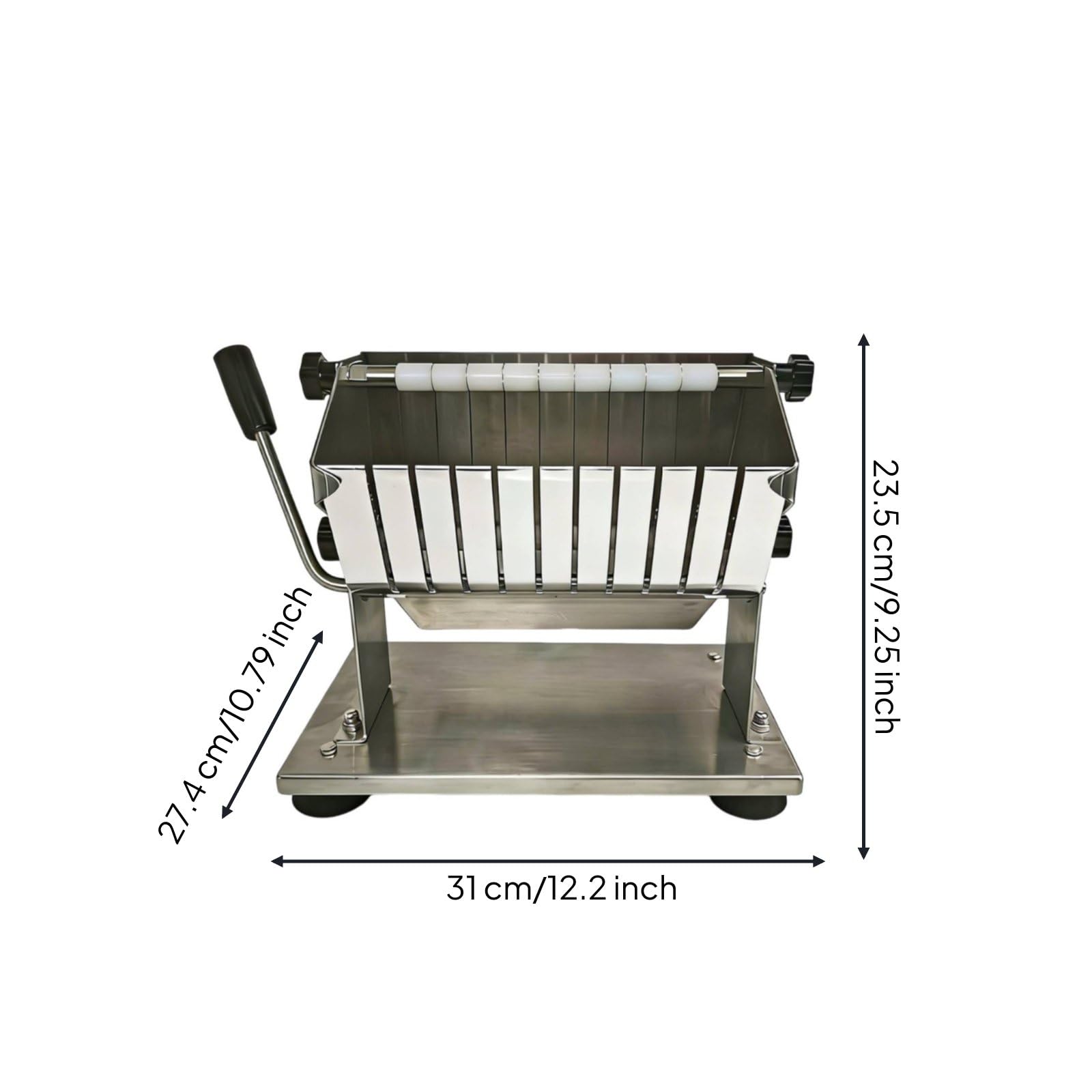 Affettatrice Spessore Regolabile Attrezzatura da Cucina Commerciale Alta Efficienza Macchinario Professionale per Ristoranti, 18mm