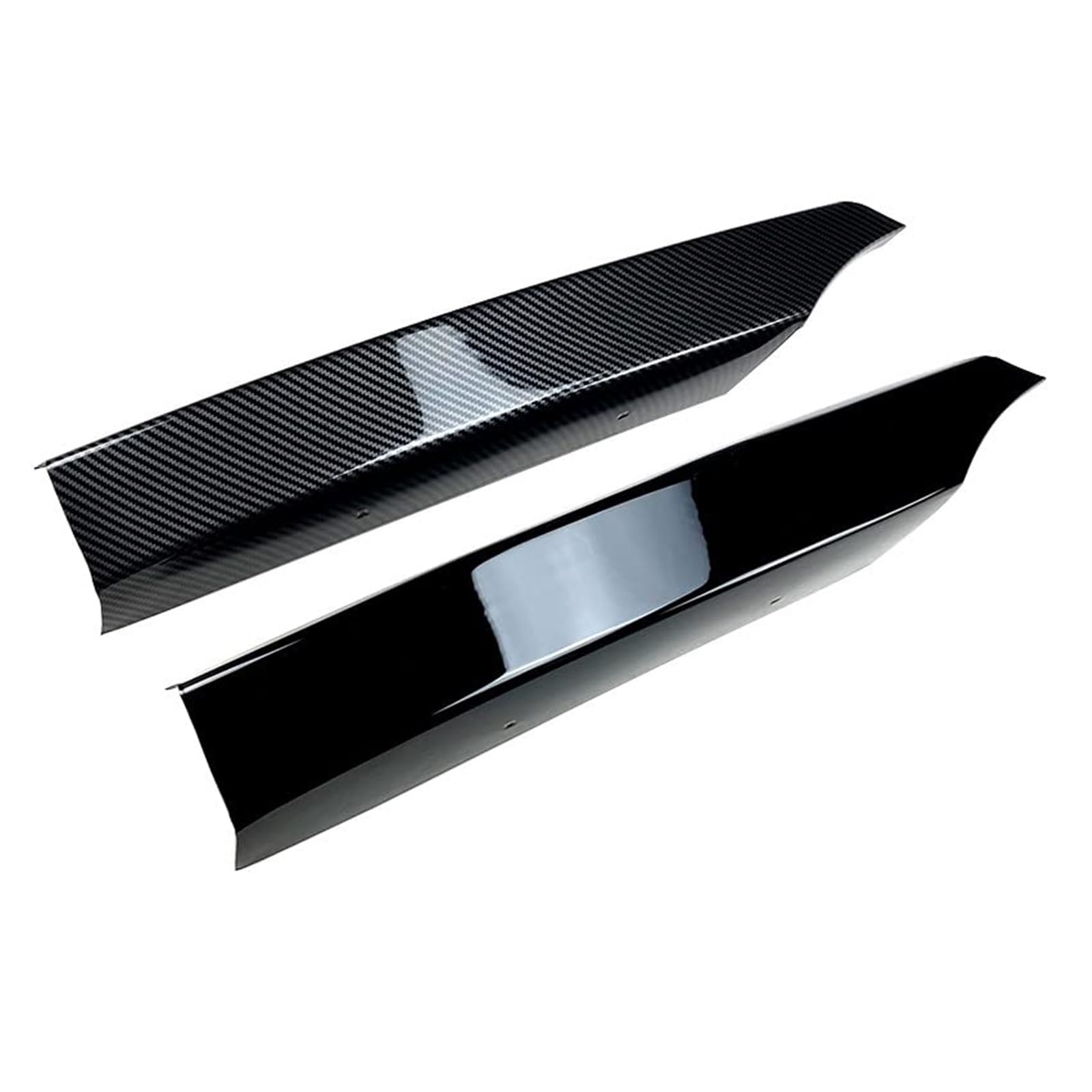 Przedni zderzak samochodowy dyfuzor kątowy Splitter Spoiler Protector, dla, seria 1 E82 E88 2008 2009 2010 2011 2012 2013 M-Tech przednie spojlery Przedni spoiler(BLACK Carbon)