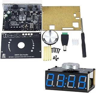RELAND SUN HiFi XY-W50L 5.0 Amplifier Board 50WX2 Stereo Digital Power Audio Amplificador ?USB Audio AMP Player (blue)