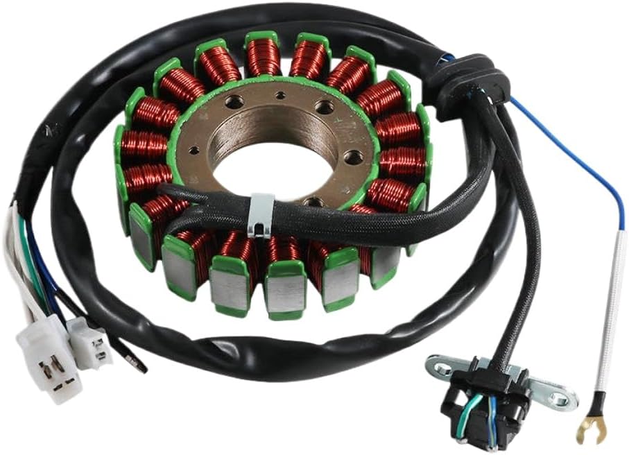 Motorcycle Stator Generator Ignition Coil Compatible with XTZ660 Tenere SZR660 XT600EA TT600RE XT500E - Replaces OEM Numbers 3YF-81410-00 3TB-81410-00