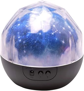 Star Projector Light Star Night Light Sky Magic Star Moon Planet Projector Lamp Cosmos Universe Luminaria Baby Nurdery Light Birthday Gift for Kids and Friends Color Multi-colored, Size Onesized
