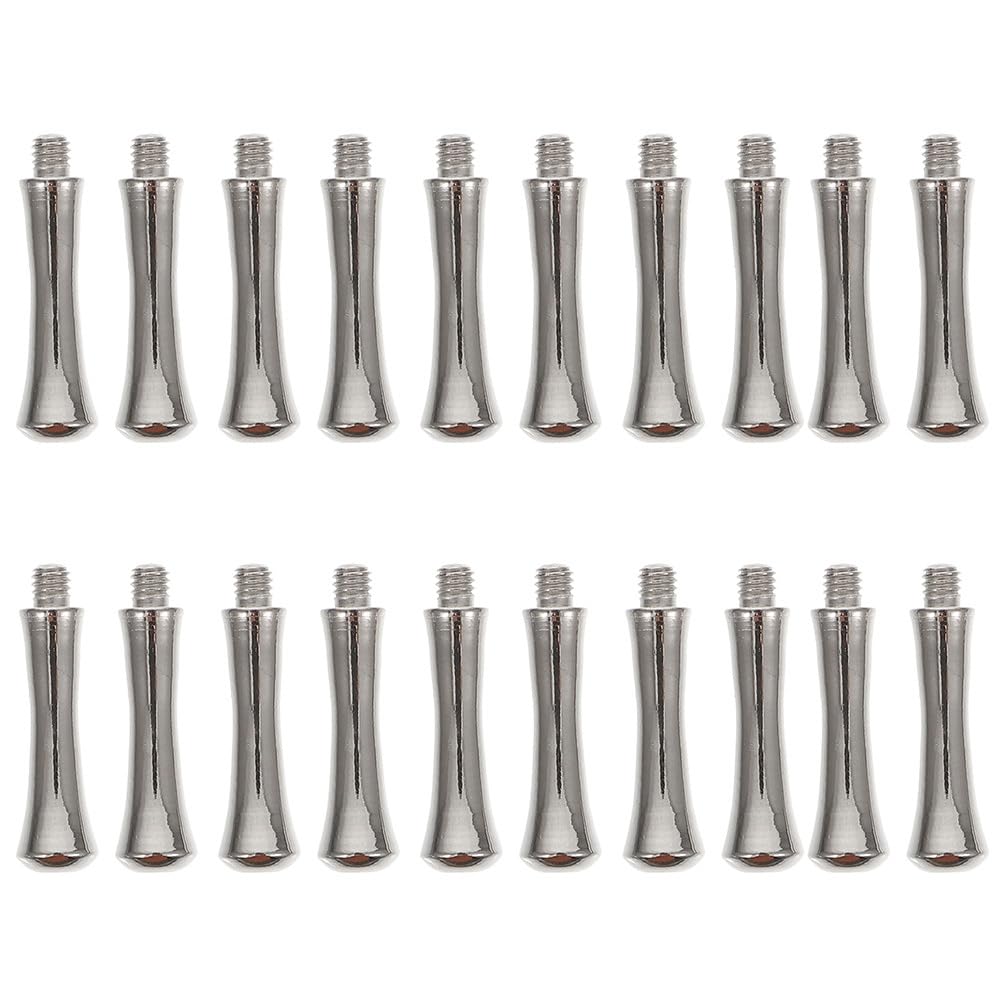 FRCOLOR 20Pcs Metal Scissors Finger Rests Replacement for Hairdressing Shears and Pet Grooming Scissors with Easy Installation and Vibration Reduction