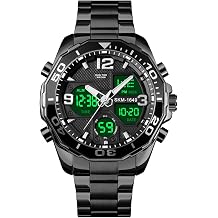VIGOROSO Digital Analog Watch Mens Wrist Watches for Men Waterproof Watch