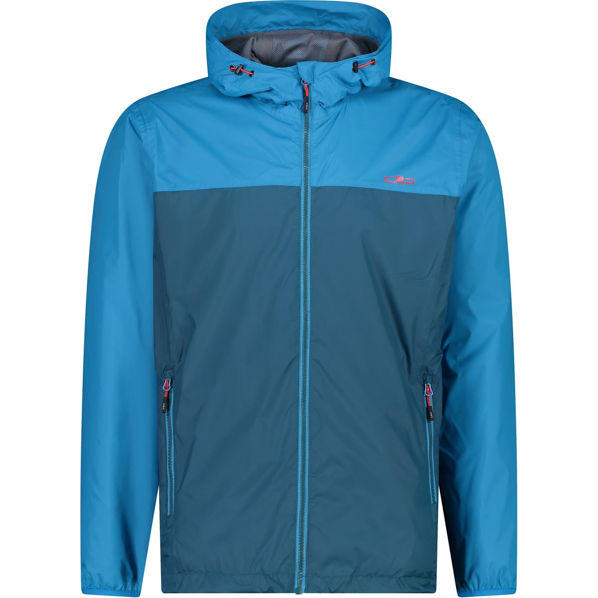 CMP - Man Jacket Rain Fix Hood, Deep Lake, 46