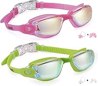 Vista 32 de Aegend - Gafas de natación de 2 unidades, gafas de natación para niños, niños y niñas de 3 a 14 años