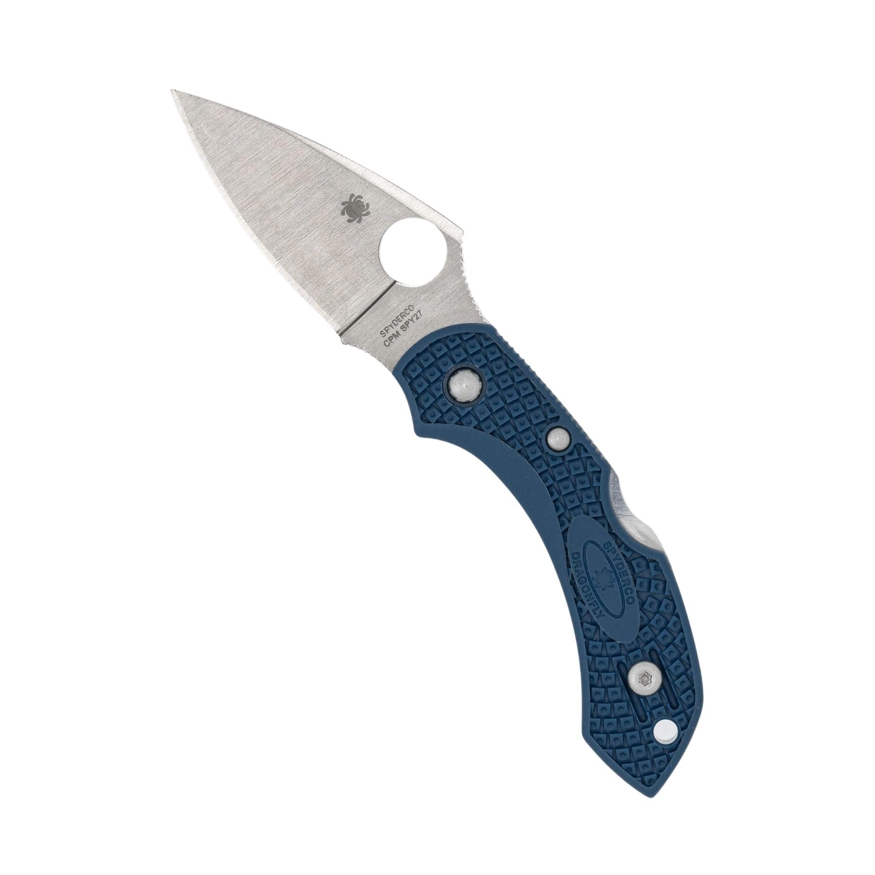 Spyderco Knives Dragonfly 2 Lockback C28PCBL2 Cobalt Blue FRN and