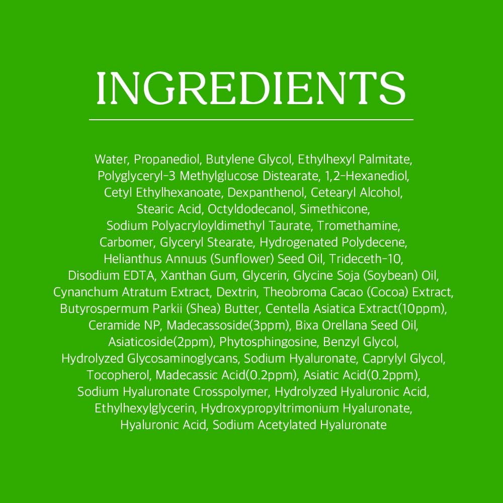 Papa Recipe Real Centella Cica Intensive Cream (50ml, 1.69fl oz) - Skin Barrier Strengthening Deep Moisturizing Cream, Centella + Ceramide Care, Sensitive Skin Soothing, Korean Skincare - Image 7