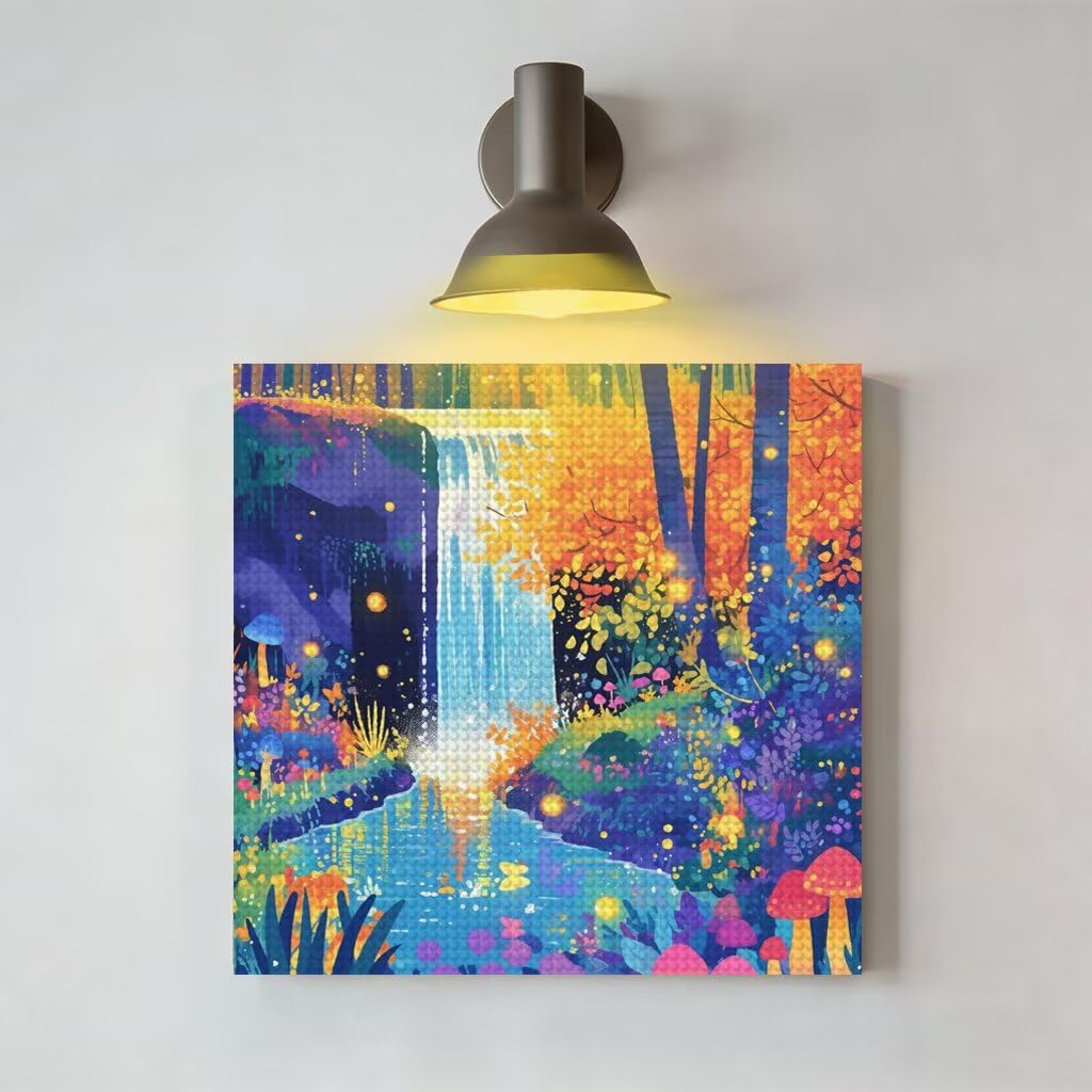 Zestawy artystyczne z diamentami, las, dla dorosłych, 71 x 89 cm, mały obraz diamentowy, jesienne płótno, kryształ, sztuka i rękodzieło, zestawy hobbystyczne, 5D, pełne wiercenie, hafty do dekoracji
