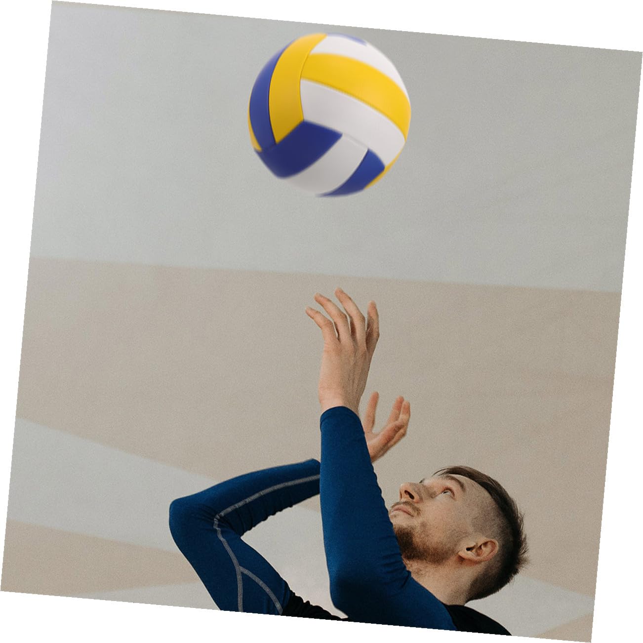 Pallone da Pallavolo Morbido in Pu, 2 Pezzi, per Allenamento e Partite Indoor, Facile da Identificare, Controllo Ottimale per Studenti