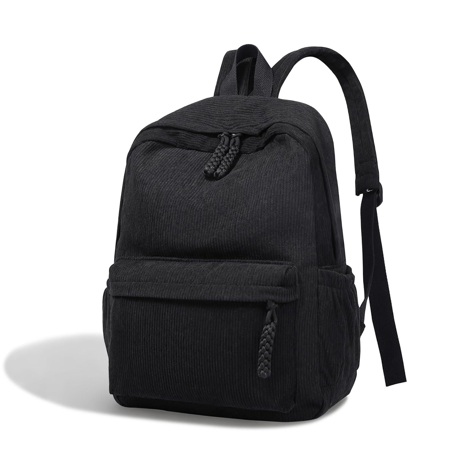 Boziee Unisex Cord Rucksack Daypacks Schulrucksack Damen Rucksäcke Cityrucksack für Schule, Reisen, Arbeit.
