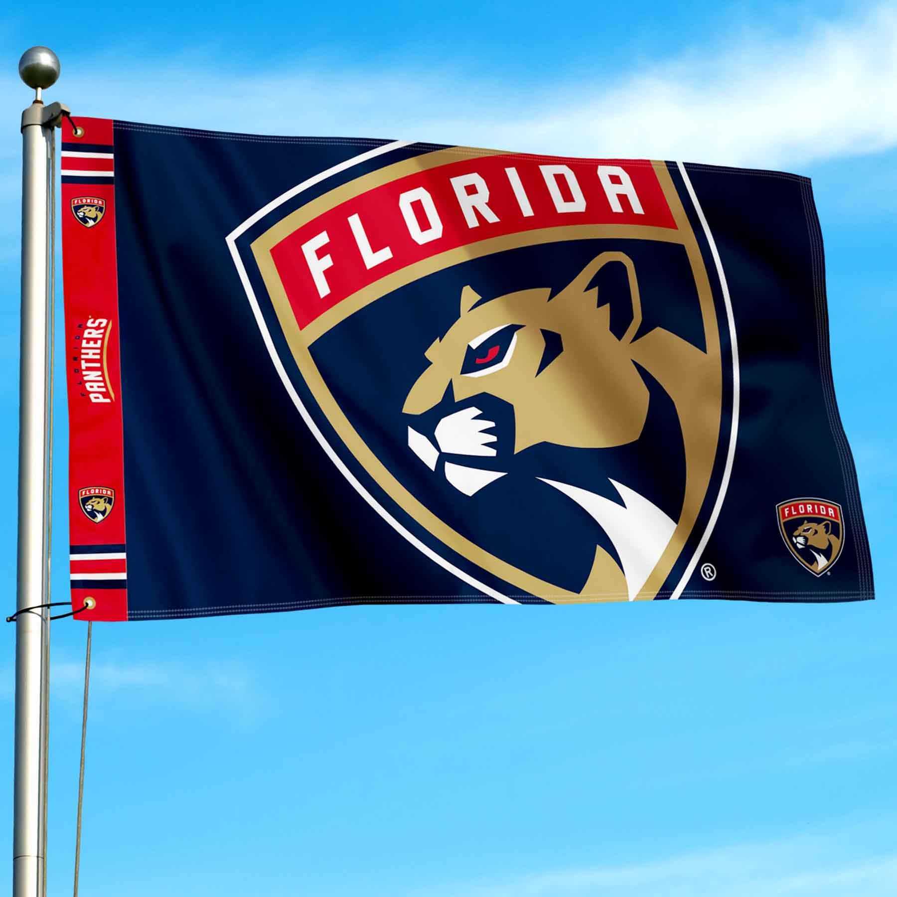 Florida Institute Of Technology Gartenflagge – Panthers Design, Doppelseitig, 100% Polyester