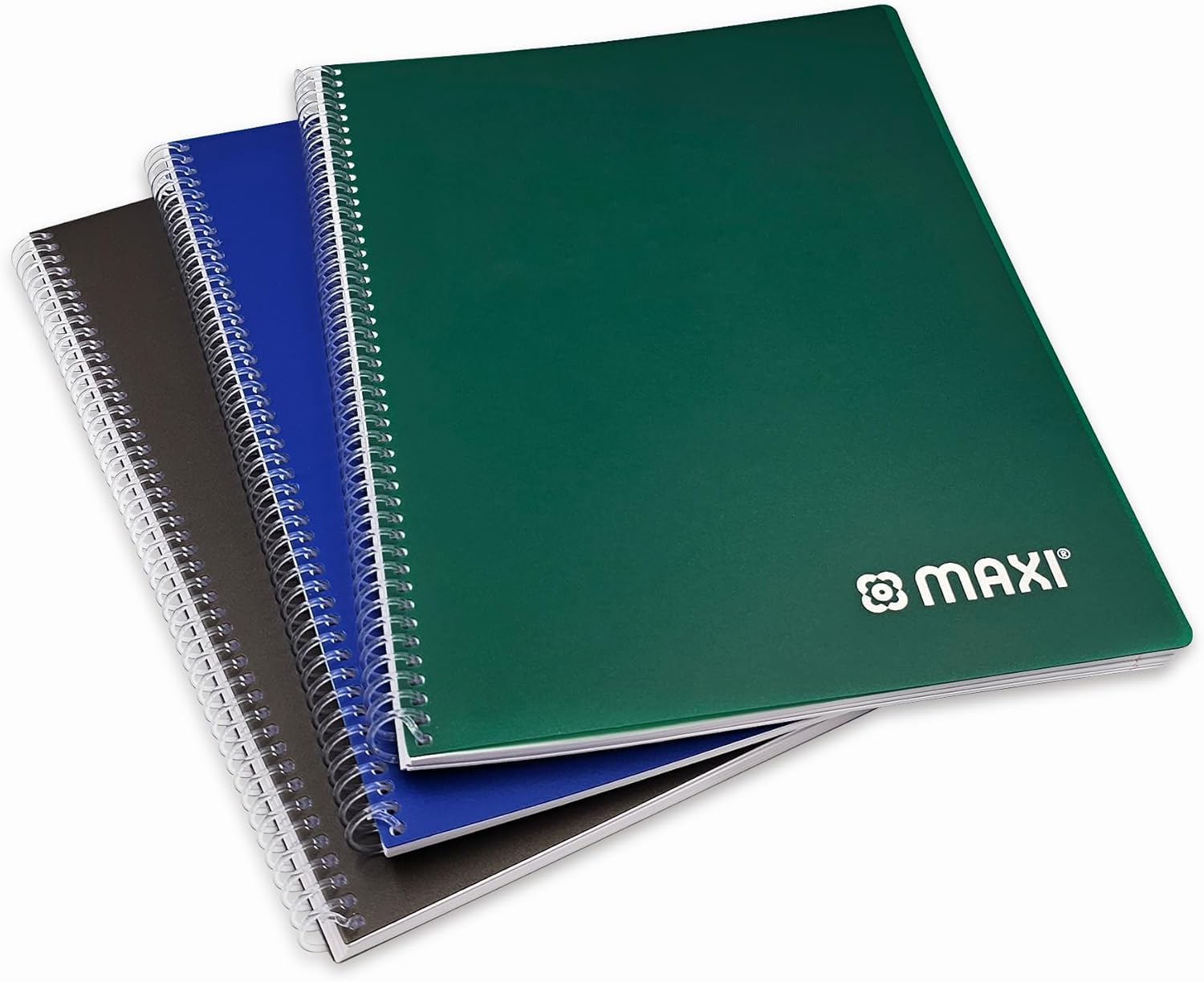 Maxi Spiral Pp Cover Notebook A4 65Gsm 80 Sheets Trend Color, Spiral notebook, perfect for business, office, school, metting, diary, journal and so on - assorted 2026 - view 2