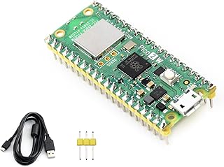 Placa microcontrolador Pico de 2 W presoldada basada en chip Raspberry Pi RP2350, adopta diseño de doble núcleo y doble arquitectura, compatible con WiFi 4 inalámbrico y Bluetooth 5.2