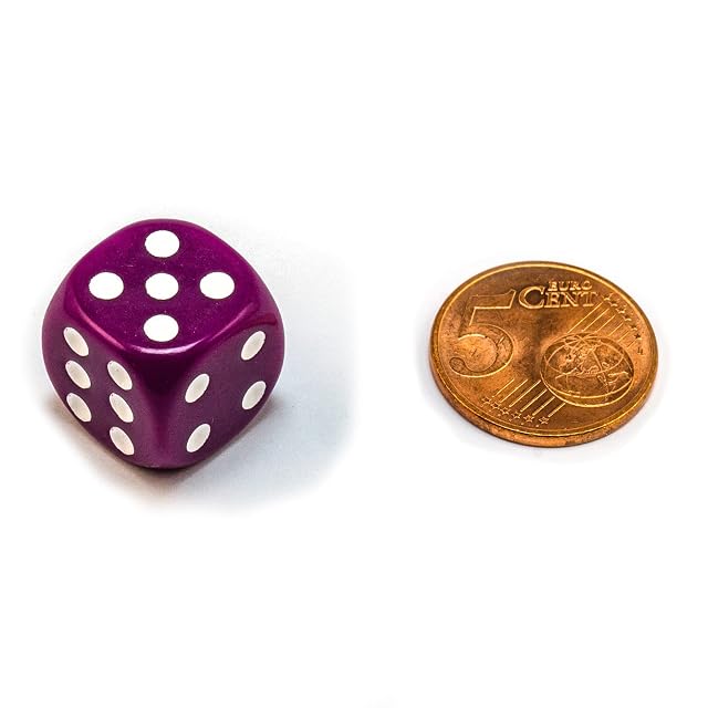 Foto 3 de 6 de Waldfelsen® - Juego de 6, 12, 20, 30 o 50 dados de alta calidad de Waldfelsen®, tamaño estándar, 16 mm, dados…