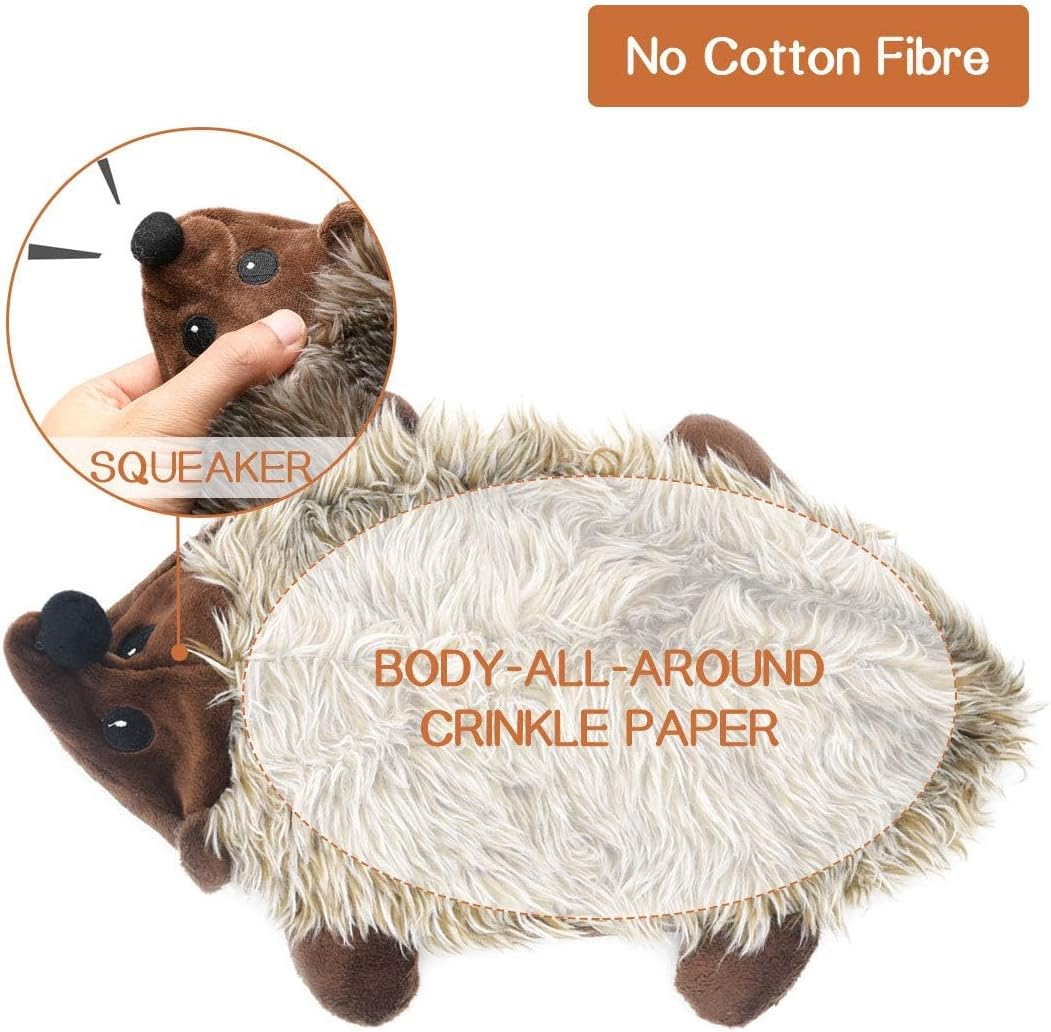 Dog Squeaky Toys for Small Dogs, Puppy Toys for Teething Cute Hedgehog image 4