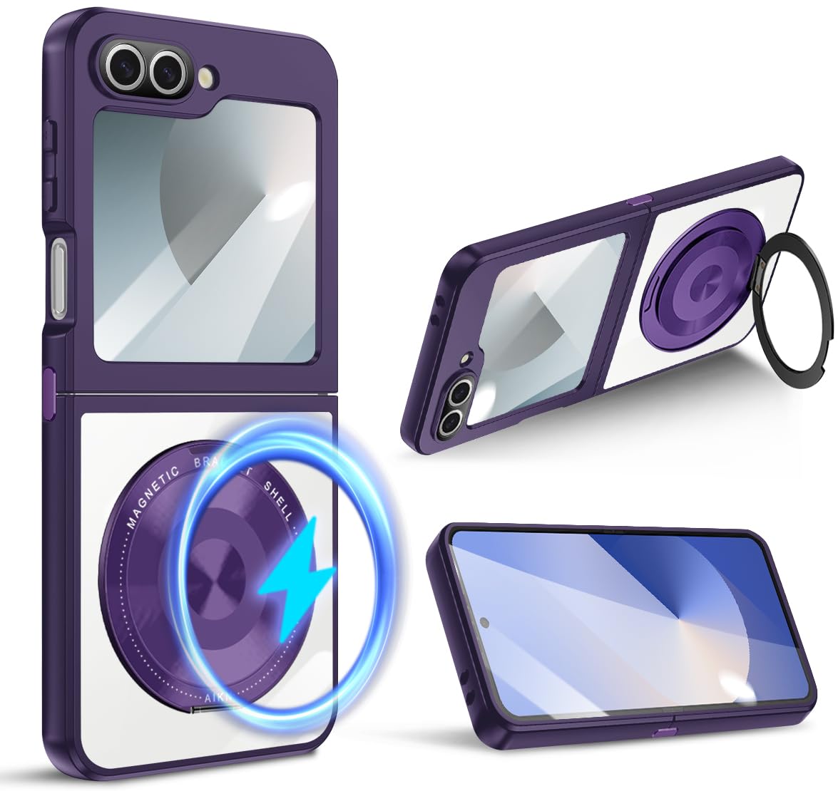 Amazon.co.jp: Galaxy Z Flip6 / Galaxy Z Flip5 用 ケース SC-54E 
