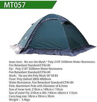 Amazon.co.jp: CAMPPAL プロフェッショナル 1-2人用 4シーズン