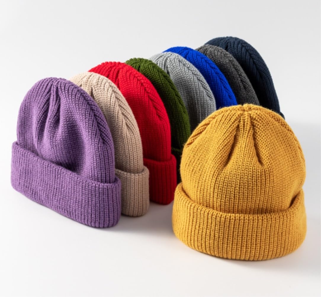 Czapka Zimowa Ekologiczna Czapka Typu Beanie Z Dzianiny Warkoczowej I Mankietami, Dla Mężczyzn Kobiet, Luźna, Dzianinowa Czaszką Ciepła Czapka Zimowa