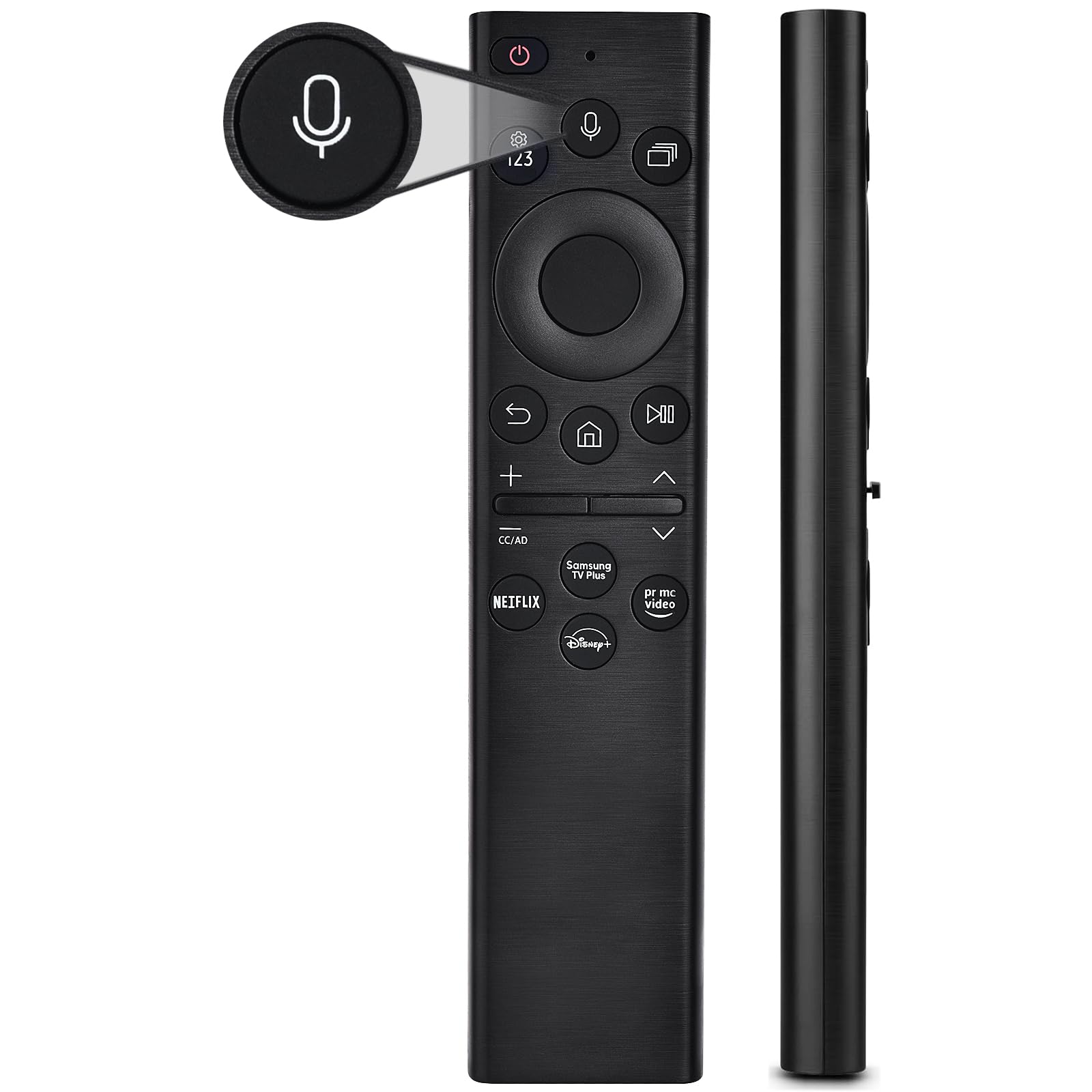 for Samsung Smart TV Remote:Replacement Voice Control Comptible with BN59-01385A,for All 2018-2025 Frame QLED LED LCD 8K 4K TVs,with 4 Shortcuts,1 Year Warranty