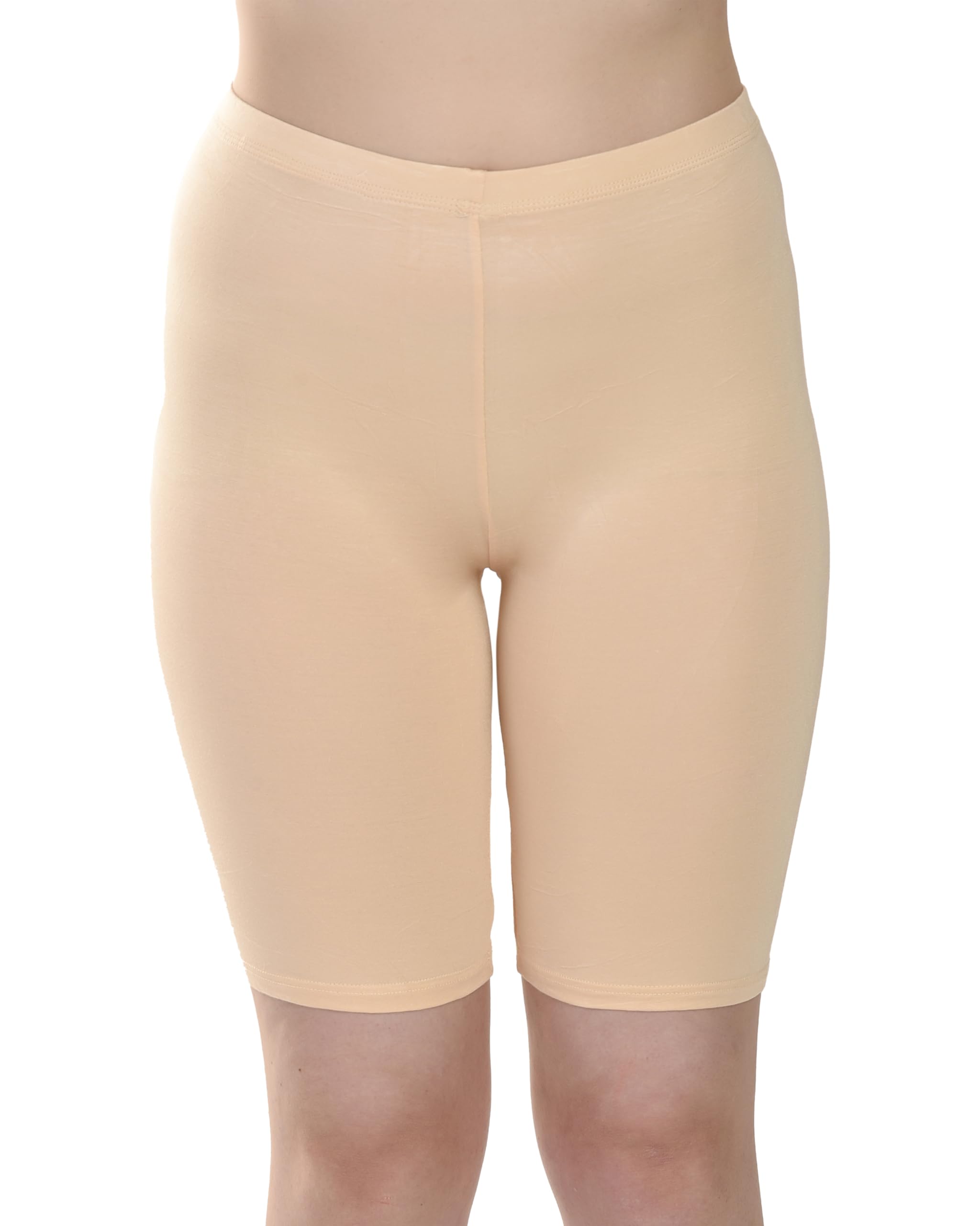 1522 Women's High Coverage Super Combed Cotton Elastane Stretch Mid Waist Shorties with Concealed Waistband-picture-33