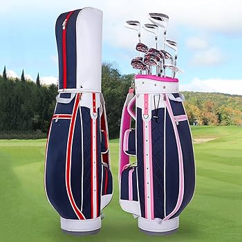 Amazon | レディースゴルフ キャディバッグ、ポータブルスタンド