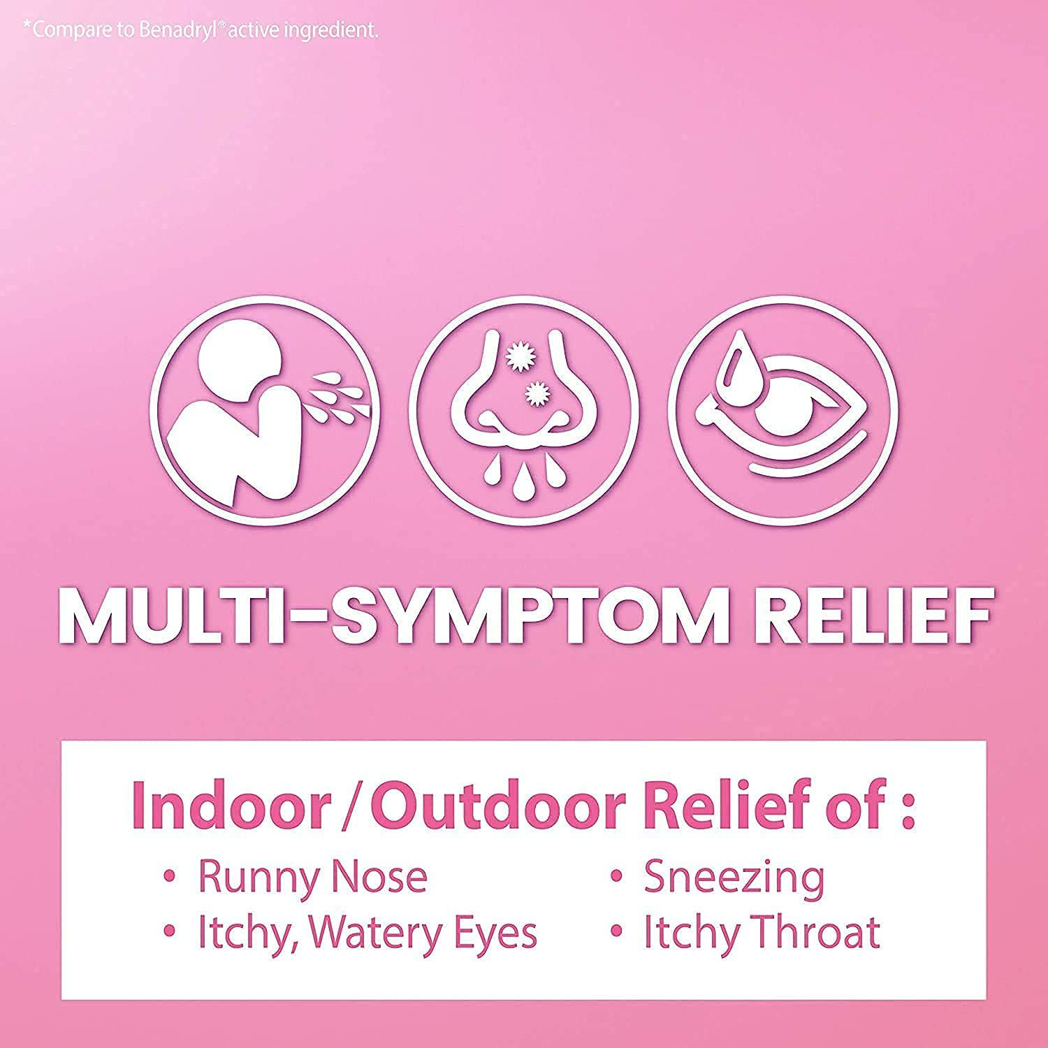 Buy HealthA2Z® Allergy Relief 600 caplets Diphenhydramine HCL 25mg