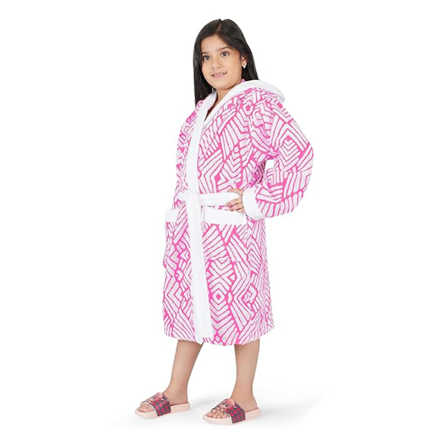 See full amazon price history chart for Rangoli 100% Cotton Jacquard Kids Bathrobe For Girls and Boys 400 GSM | Ultra Soft Plush Hooded Bathrobe with 2 Pockets & Adjustable Belt | Gown Bathrobe for Kids 9-10 Years, Pink Rangoli 100% Cotton Jacquard Kids Bathrobe For Girls and Boys 400 GSM | Ultra Soft Plush Hooded Bathrobe with 2 Pockets & Adjustable Belt | Gown Bathrobe for Kids 9-10 Years, Pink (B0B3MT7RFR) Amazon Price History, Amazon Price Tracker