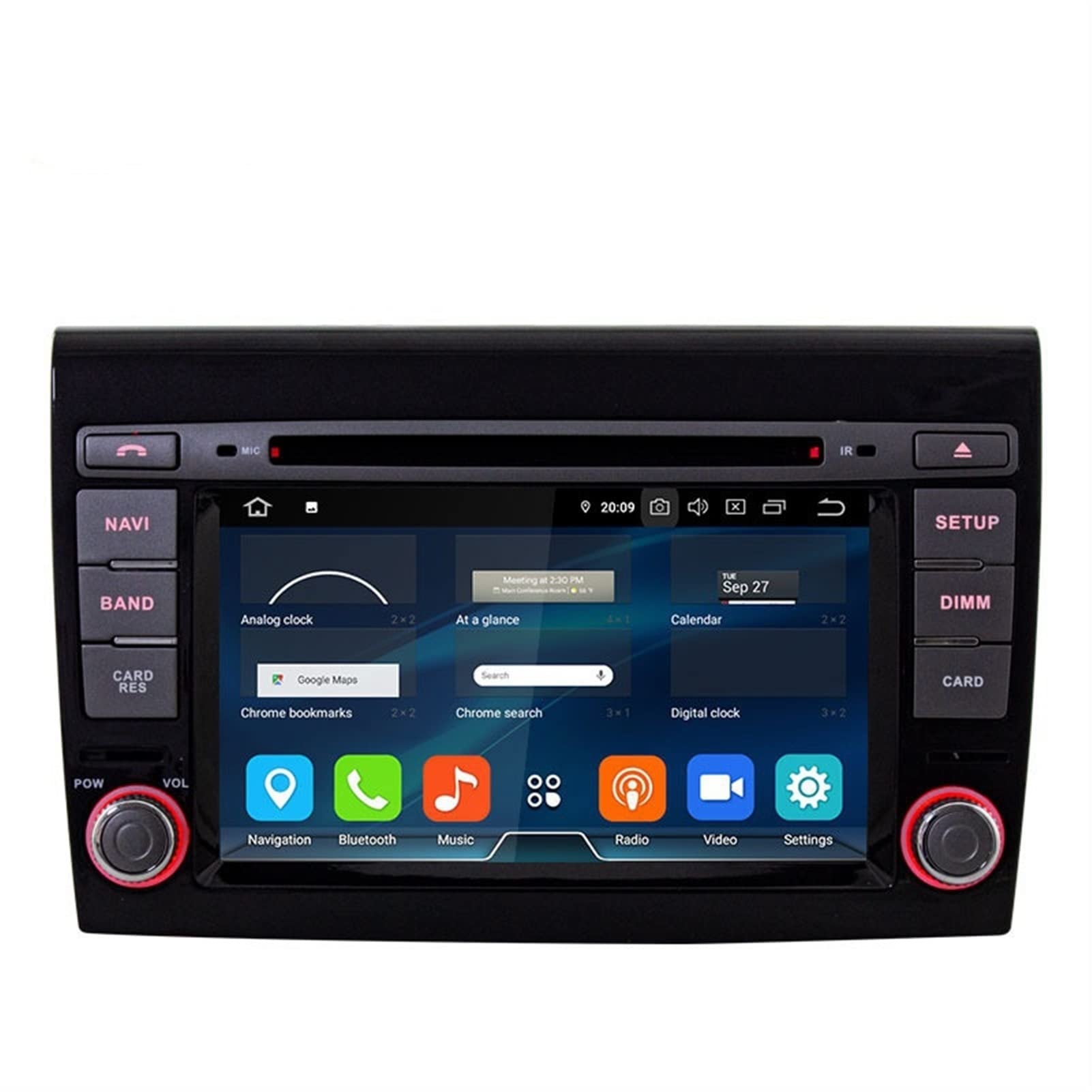 dla Android 10.0 Samochodowy odtwarzacz multimedialny Nawigacja