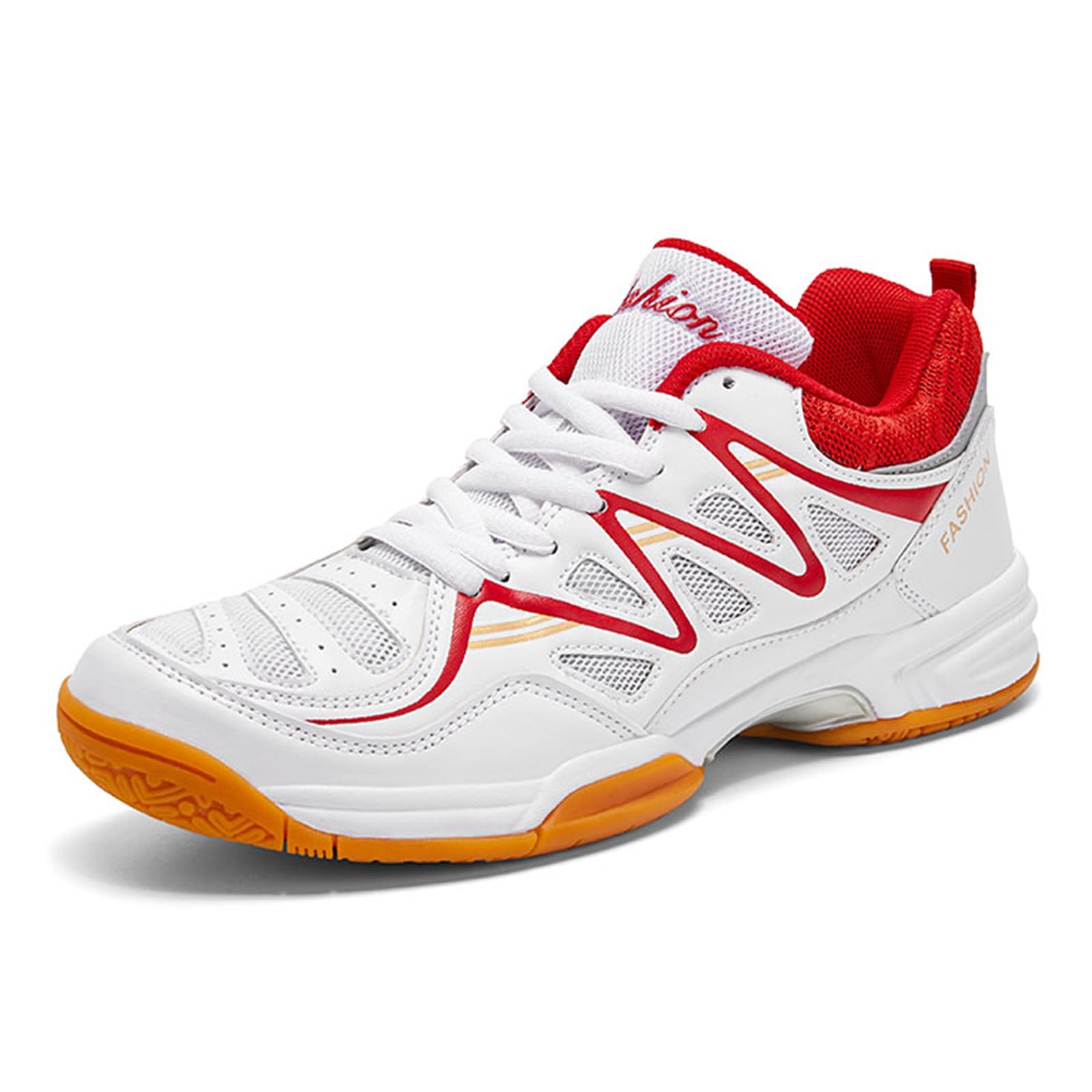 Chaussures De Badminton Hommes Baskets De Tennis Légères Et Squash Chaussures De Sport en Salle Antidérapantes pour Le Fitness La Course À Pied Et La Marche