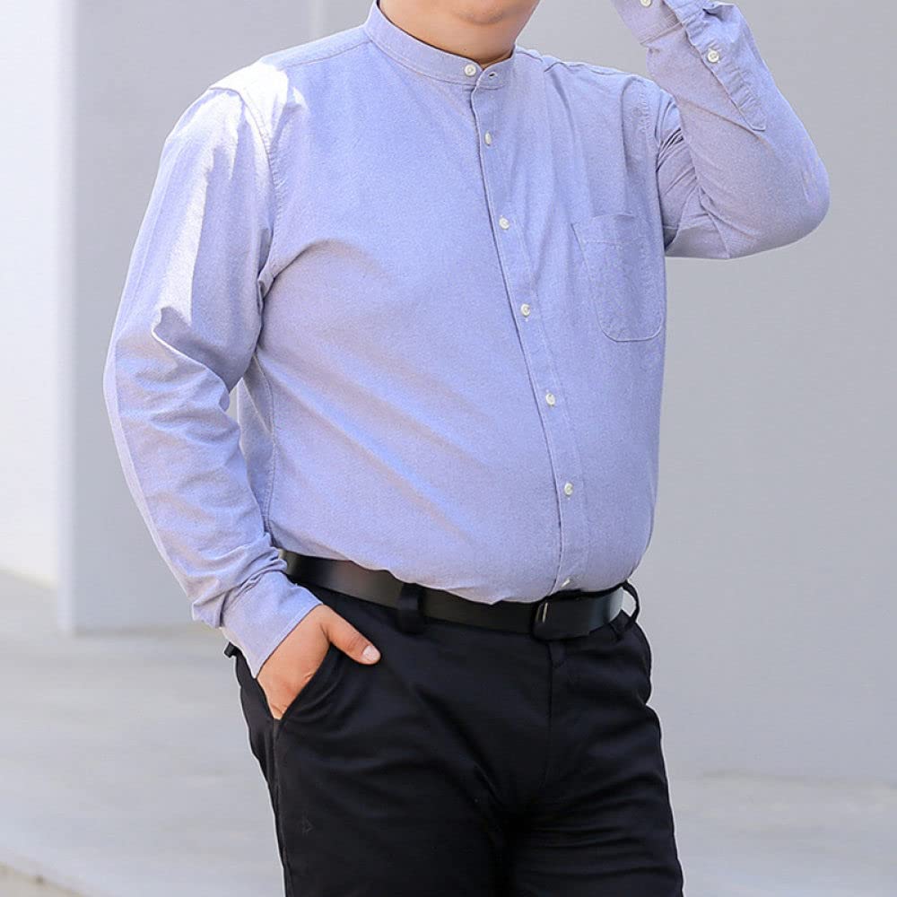 HGJH Herren Flanellhemd Langarmlangärmliges Herrenhemd Thermo Große Chinesische Tunika Graues Hemd Button-Down-Baumwollholzfäller Bequemes Hemd Lässiges Arbeitshemd Für Männer Jungen