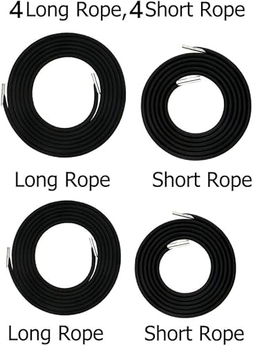 Miniatura 7 de Cables de repuesto profesionales para herramienta de reparación reclinable de gravedad cero para silla de salón (negro, 8 cordones)