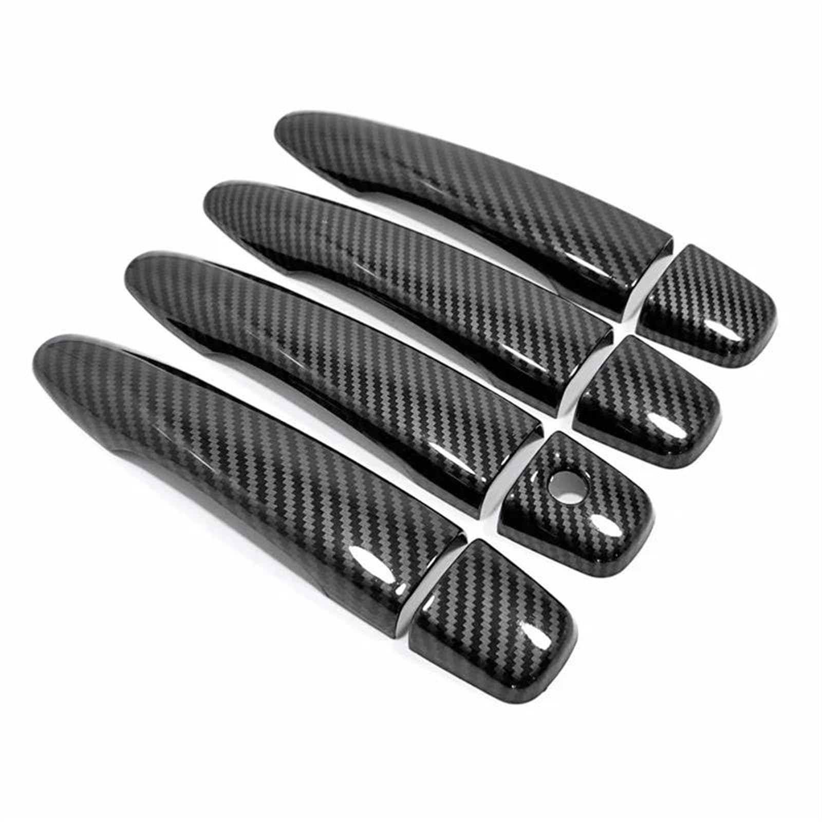 Kjhopy Carbon A Carbon For Nissan X-Trail Xtrail T32 Mk3 2014-2017 2018 2019 Chrome Door Handle Covers Chromium Accessories Exterior Door Handle(Carbon A)