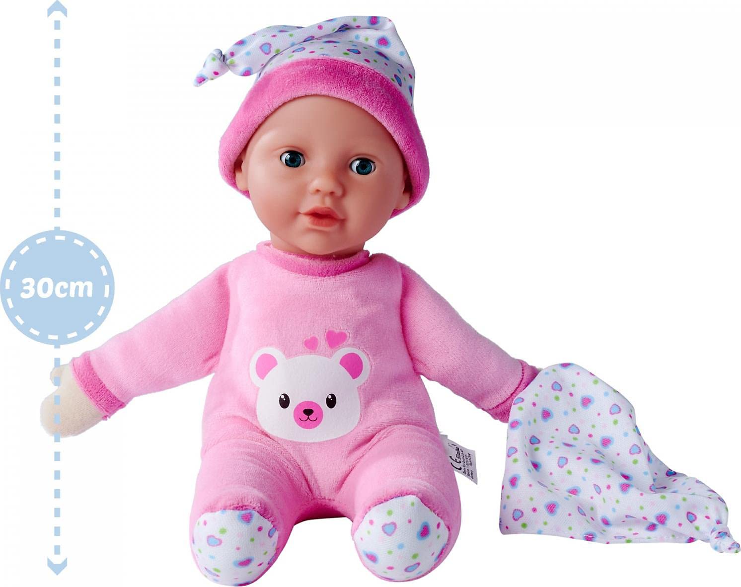 Simba Laura Night Light/Soft Body Doll with Light and Melody / 60 Seconds Running Time / 30 cm/for Children from 12 Months - Image 2