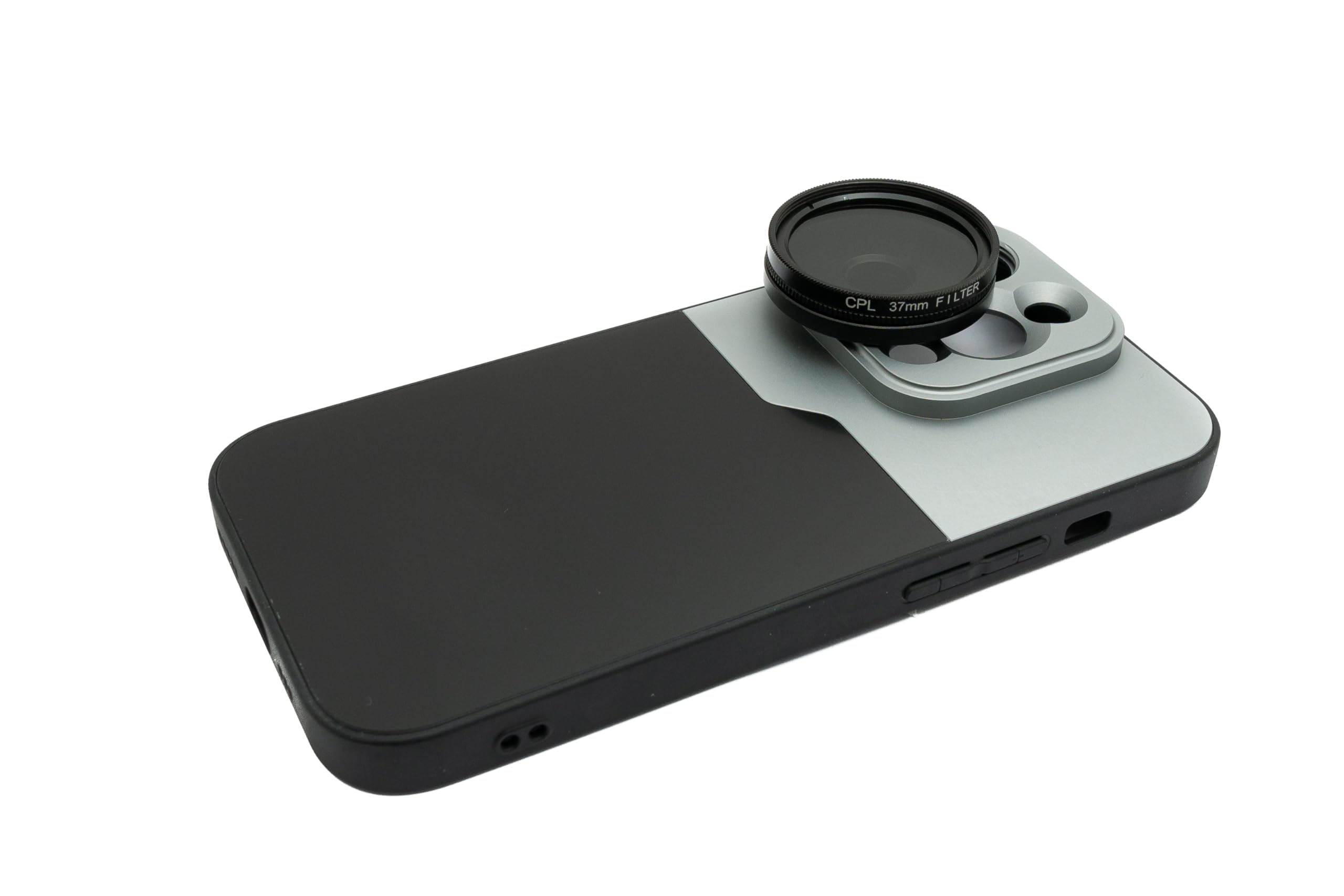 Filtro CPL 37mm polarizador circular y funda roscada iPhone 14 Pro 5