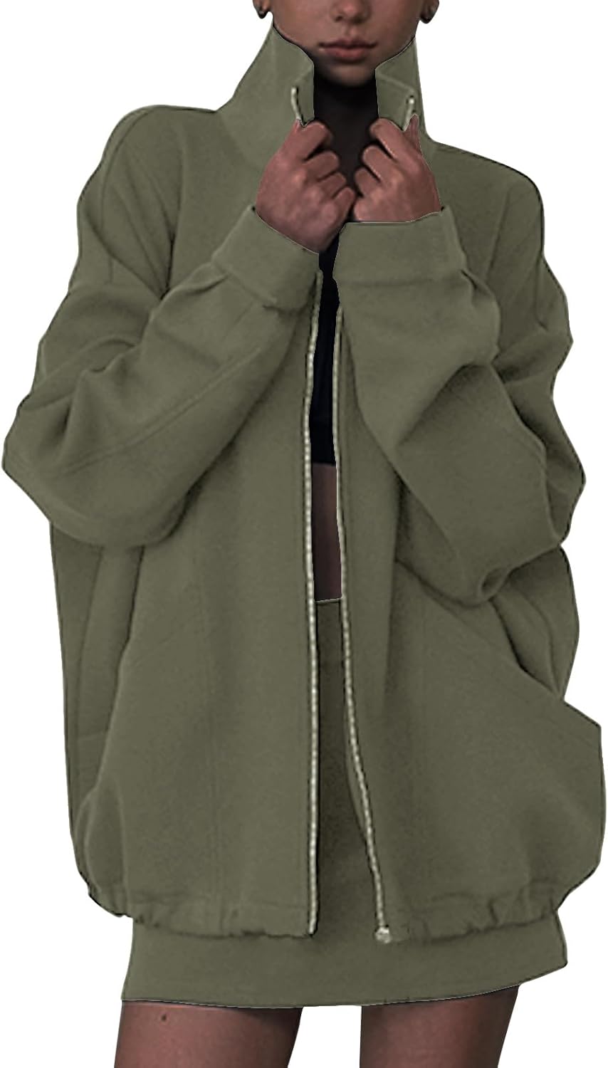 EXLURA Women 2 Piece Sets Fall Outfits 2025 Lounge Set Zip Up Sweatshirts Matching Skorts Sweatsuits Sweat Tracksuit Workout