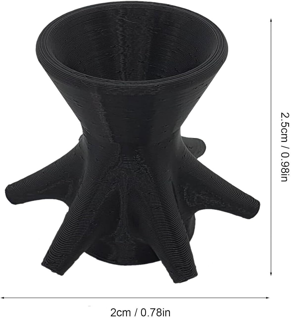 Black Flower Pouring Cup, Painting Funnel, 7 Legs PainttDispenser, Reusable Floral Pattern PainttDiverter Tool for Making Pour Painting Supplies Spray Guns and Accessories Paint Tools and Equipment