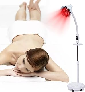 Cierre de lámpara infrarroja calefactora de 275 W, temperatura ajustable 8 – 70 °C, rotación de 360 grados, para la familia, cuidado de la belleza, color rojo (incandescentes)