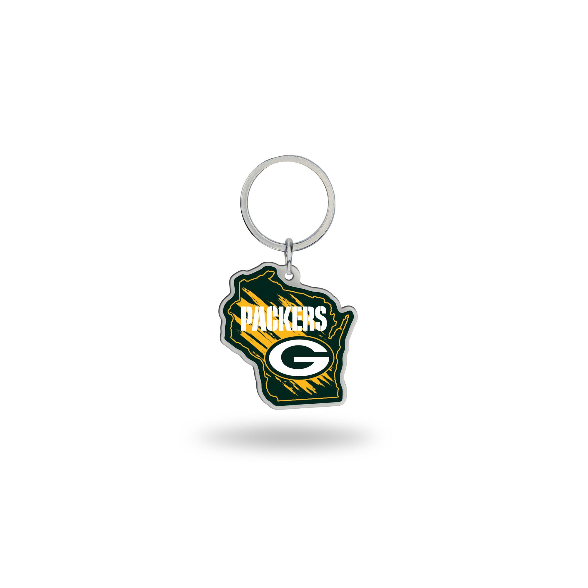 Rico Industries NFL unisex-adult State Shape Keychain