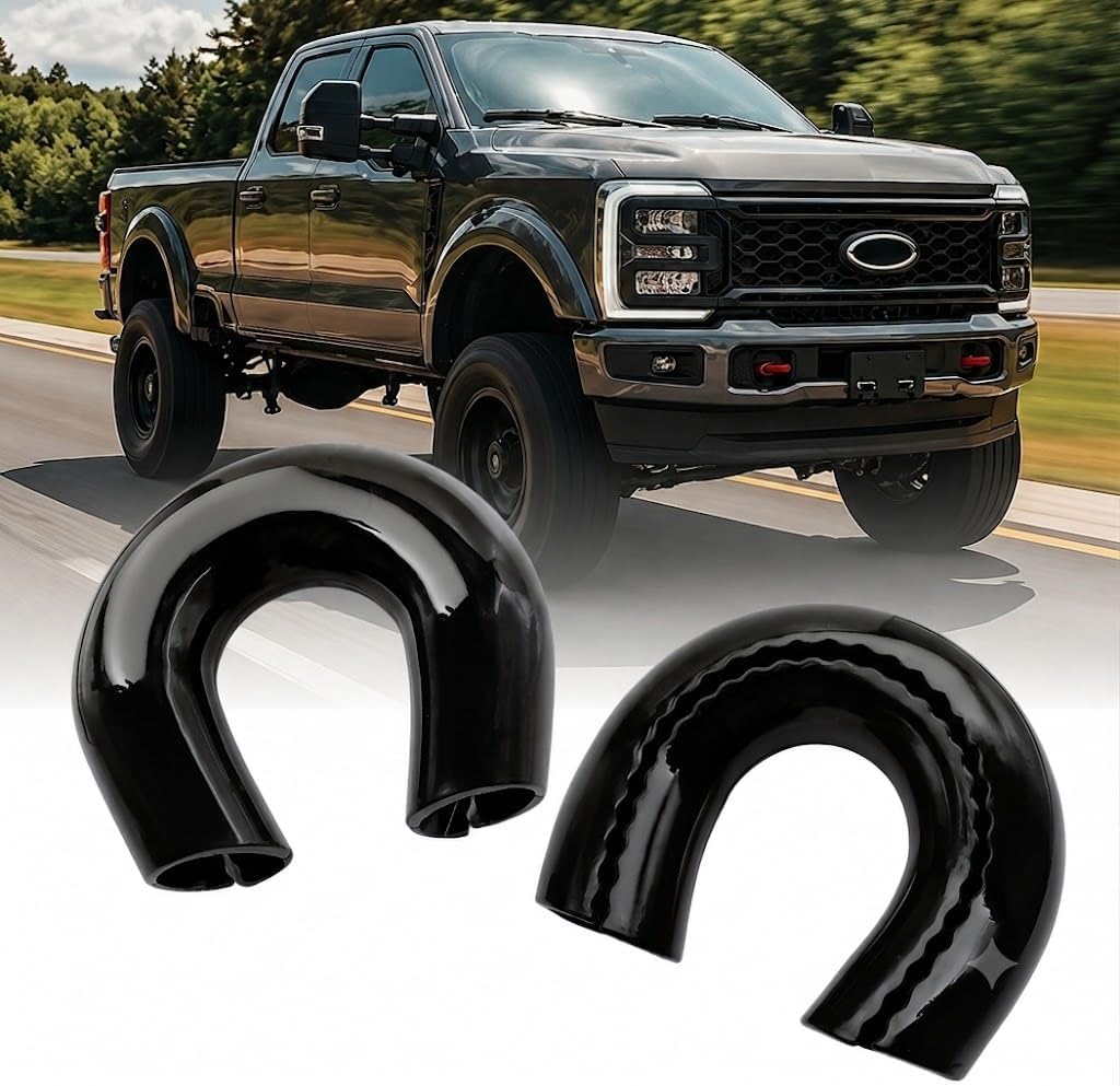 Tow Hook Covers for Ford Super Duty F250 F350 F450 Accessories 2017-2026 (Black)