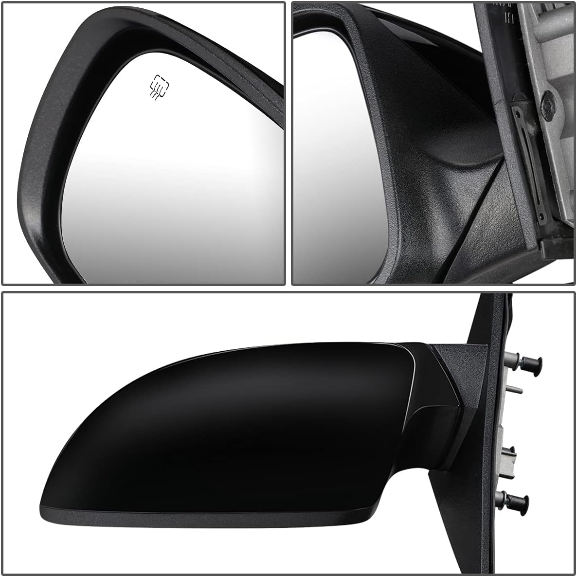 Auto Dynasty CH1320397 Factory Style Driver Left Side Mirror - Manual Folding | Power Adjust | Heated Glass | Memory - Compatible with Dodge Charger 11-16, Paint to Match