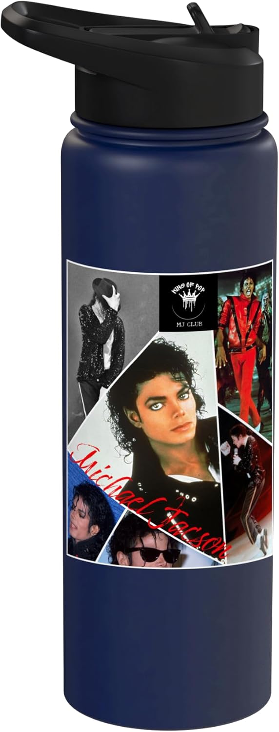 Michael Jackson 021 Stainless Steel Insulated Water Bottle