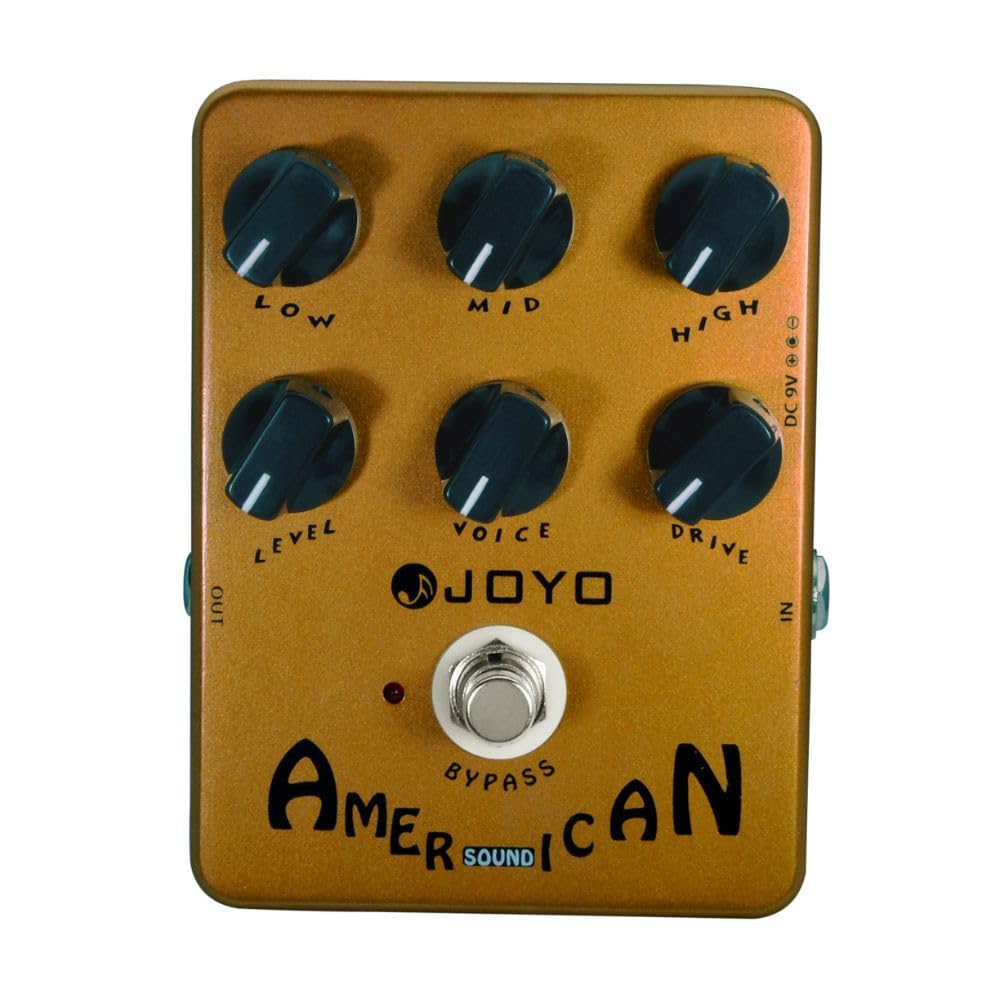 JOYO AC Tone Vintage Tube Amp Simulator Pedal Británico AC30 Sonido Rock para guitarra eléctrica (JF-13)